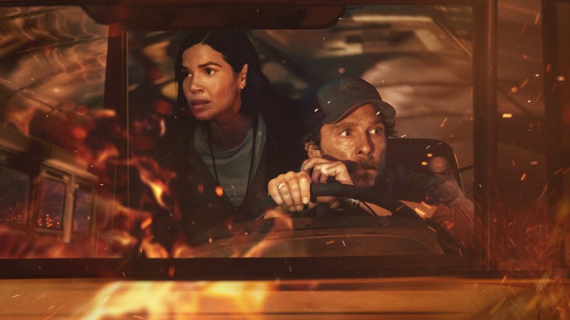 Xem Phim Chuyến Xe Buýt Giữa Biển Lửa, The Lost Bus 2025